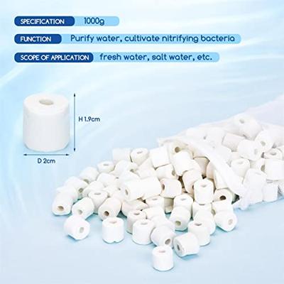 Nobleza - Filterringen van keramiek, biologisch filter voor aquaria, 1000 g in zakken