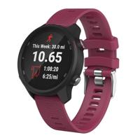 Smart Watch silicone polsband horlogeband voor Garmin Forerunner 245 (paars rood) - thumbnail