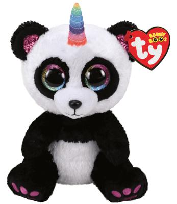 Ty Plush - Beanie Boos - Paris the Panda (Medium) (TY36478)