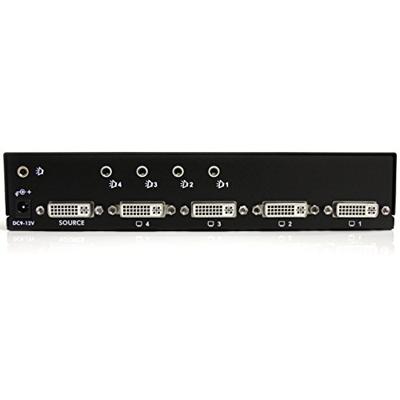 StarTech.com 4-poorts DVI Video Splitter met Audio - 1920x1200
