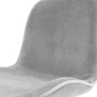 Nolon Nora-Fé Eetkamerstoel Grijs - Velvet - Zwart Onderstel - thumbnail