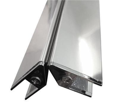 Xellanz set magneetstrips 8mm chr. tbv swingdeur+wand