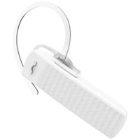 Hama Mono Bluetooth headset (multipoint, voor twee apparaten, spraakbediening, aanraakbediening, headset met microfoon, draadloos, eenzijdig, in ear, afneembare oorhaak, oorkussens, draadloos) wit - thumbnail