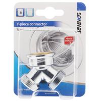 Scanpart 1132710002 Y-stuk Aanvoer 3/4 Inch Metaal - thumbnail