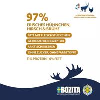 BOZITA Purely Paté Duoprotein Chicken and venison - natvoer voor honden - 370g - thumbnail