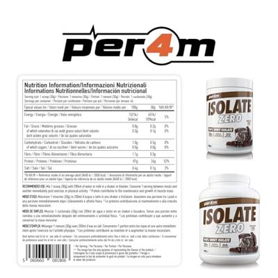 PER4M Isolate Zero Chocolate Creme (900 g) - thumbnail