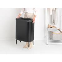 Brabantia Bo Hi Wasbox - 2x45 liter - mat zwart 200564 - thumbnail