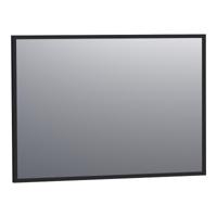 Brauer Onyx Spiegel - 100 cm - Rechthoekig - Zwart Geborsteld Frame - thumbnail
