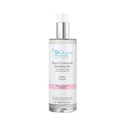 The Organic Pharmacy Rose & Chamomile Cleansing Milk 100ml Make-up verwijderaar en reiniger