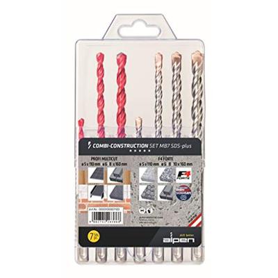 Alpen 0000100007100 SDS-plus MB 7 7-delig Universeel boor assortiment Alpen 0000100007100 SDS-plus MB 7 7-delig Universeel boor assortiment
