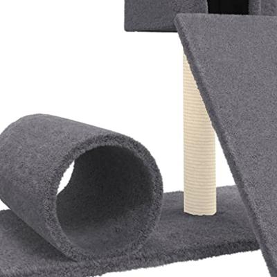 VidaXL Kattenmeubel met sisal krabpalen 59 cm donkergrijs - thumbnail
