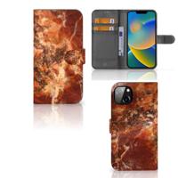 iPhone 14 Plus | Bookcase | Marmer Bruin - thumbnail