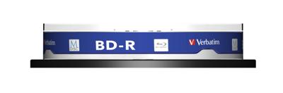 Verbatim 43825 M-Disc Blu-ray 25 GB 10 stuk(s) Spindel Bedrukbaar Verbatim 43825 M-Disc Blu-ray 25 GB 10 stuk(s) Spindel Bedrukbaar