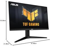 Asus VG27AQML1A TUF Gaming Gaming monitor Energielabel F (A - G) 68.6 cm (27 inch) 2560 x 1440 Pixel 16:9 1 ms HDMI, Hoofdtelefoon (3.5 mm jackplug), USB-A 3.2 - thumbnail
