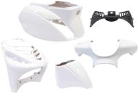 Edge Plaatset 5-delig voor piaggio zip-sp vanaf bouwjaar 2000 - glanzend wit - thumbnail