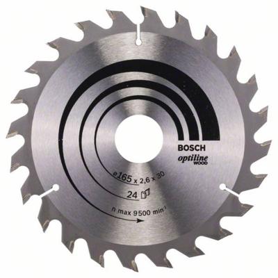 Bosch Professional Cirkelzaagblad PRO Wood | Ø 165 x 2,6 x 30mm 24T - 2608640602 Bosch Professional Cirkelzaagblad PRO Wood | Ø 165 x 2,6 x 30mm 24T - 2608640602