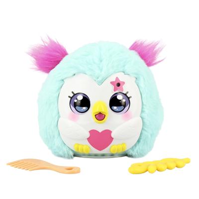 Jumbo Funtasy Family Knuffel Kiss Meez Uil + Geluid