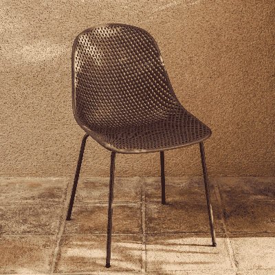 Kave Home Tuinstoel 'Quinby' kleur Bruin