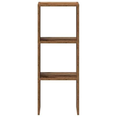 Boekenkast stapelbaar 30x30x80 cm bewerkt hout oud houtkleurig Boekenkast stapelbaar 30x30x80 cm bewerkt hout oud houtkleurig