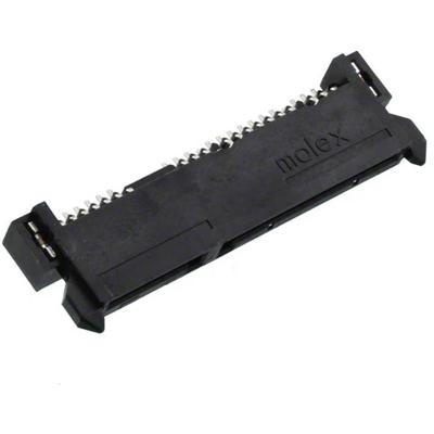 Molex 470184001 SATA female header Totaal aantal polen: 22 Rastermaat: 1.27 mm Inhoud: 1 stuk(s) Tape on Full reel Molex 470184001 SATA female header Totaal aantal polen: 22 Rastermaat: 1.27 mm Inhoud: 1 stuk(s) Tape on Full reel