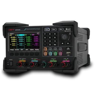 Uni-T UDP4303S Labvoeding, regelbaar 0 - 32 V 0 - 3 A 297 W USB-device, USB-host, LAN, RS232 Programmeerbaar Aantal uitgangen: 4 x