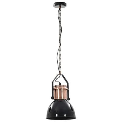 VidaXL Plafondlampen 2 st rond e27 zwart VidaXL Plafondlampen 2 st rond e27 zwart