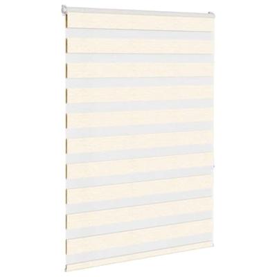 VidaXL Zebra rolgordijn 110x150 cm stofbreedte 105,9 cm marmerbeige VidaXL Zebra rolgordijn 110x150 cm stofbreedte 105,9 cm marmerbeige