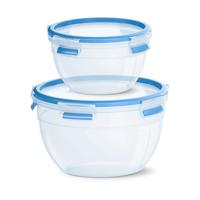 Emsa Clip & Close vershoudbakjes, 2 delige set, 1,0 / 2,6 L doos - thumbnail