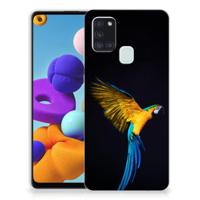 Samsung Galaxy A21s | TPU Hoesje | Papegaai - thumbnail