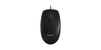 Toetsenbord en muis Logitech Desktop MK120 USB Zwart Italiaans - thumbnail