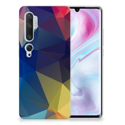 Xiaomi Mi Note 10 Pro | TPU Hoesje | Polygon Dark