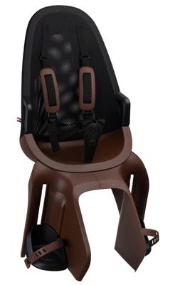 Qibbel achterzitje air drager bev. bruin/zwart
