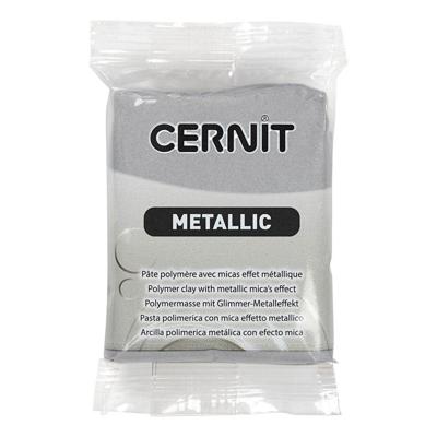 Creativ Company Cernit boetseerklei zilver, 56 gram Creativ Company Cernit boetseerklei zilver, 56 gram