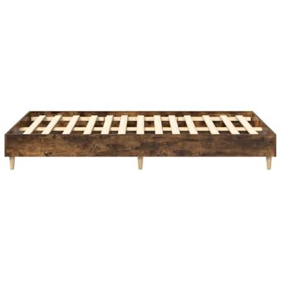 Bedframe zonder matras 120x190 cm spaanplaat gerookt eiken