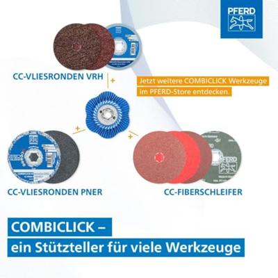 PFERD TOOLS 49350072 Combiclick set 19-delig Ø 125 mm M14 bewerkingen grof tot gepolijst voor haakse slijper Diameter 125 mm