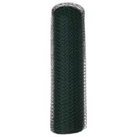 VidaXL Hexagon hek groen 0,6 x 10 m pvc - thumbnail
