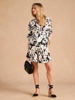 Zwangerschapsset shirt + bedrukte short ENVIE DE FRAISE antraciet - thumbnail