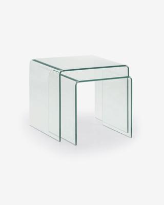 Kave Home Burano set van 2 bijzettafels