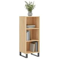 Dressoir 34,5x32,5x90 cm bewerkt hout sonoma eikenkleurig - thumbnail