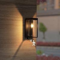 Buitenlamp &apos;Flair&apos; glas metaal vierkant solar - thumbnail