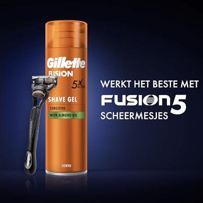 Fusion shaving gel sensitive