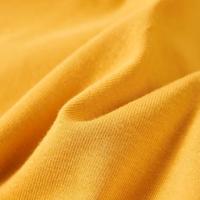 Kindershirt met lange mouwen konijnenprint 104 okerkleurig - thumbnail
