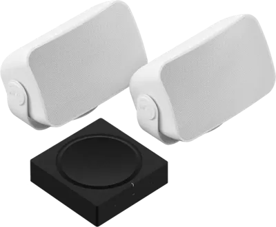 SONOS Combi deal Sonos Outdoor Sonance (Paar) + AMP - Wit SONOS Combi deal Sonos Outdoor Sonance (Paar) + AMP - Wit