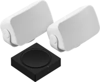 SONOS Combi deal Sonos Outdoor Sonance (Paar) + AMP - Wit - thumbnail