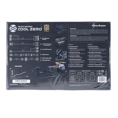 Sharkoon SilentStorm Cool Zero 650W voeding Sharkoon SilentStorm Cool Zero 650W voeding