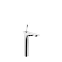 Hansgrohe PuraVida wastafelkraan verhoogd met push open garnituur chroom 15072000 - thumbnail