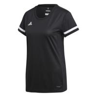 Adidas T19 Short Sleeve Tee Dames Zwart - thumbnail