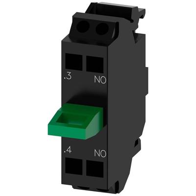 Siemens 3SU1400-2AA10-3BA0 Contactmodule Voor bodembevestiging 1x NO Contact element 500 V 1 stuk(s)