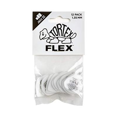 Dunlop 468P135 Tortex Flex Jazz III Pick 1,35 mm plectrumset (12 stuks)