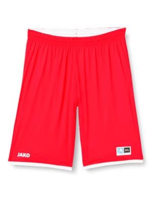 JAKO 4451 Reversible Short Change 2.0 - Sportrood/Wit - S